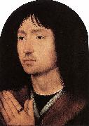Hans Memling Portrait of a Young Man at Prayer France oil painting artist